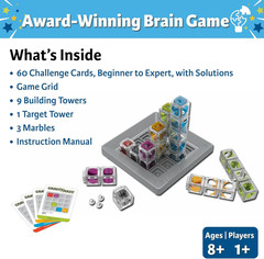 Thinkfun Gravity Maze – Falling Marble Logic Game – Challenging STEM Toy for Kid
