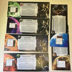 Fantasy Flight Games Starcraft The Board Game Lot Of Parts Only, No Figures