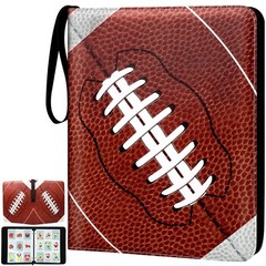 Elcoho 900 Pockets Football Card Binder for Trading 13.2 x 10.6 inches, black