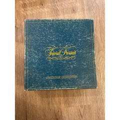Trivial Pursuit Master Game Genus Edition Unisex OS Blue Good Vintage 1984 Board