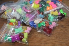 RANDOM Set Lot *8* Classic CRAZY BONES GOGOS Gogo Mutants 90s 80s Vintage VTG.
