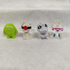 Gogos Crazy Bones Evolution Lot Of 28 Mixed Lot Various Characters and Colors