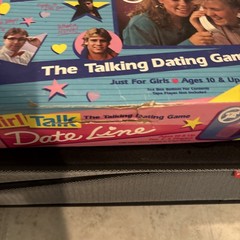 Girl Talk Date Line Board Game Golden Vintage 1989 Complete wi/ Cassette Tape