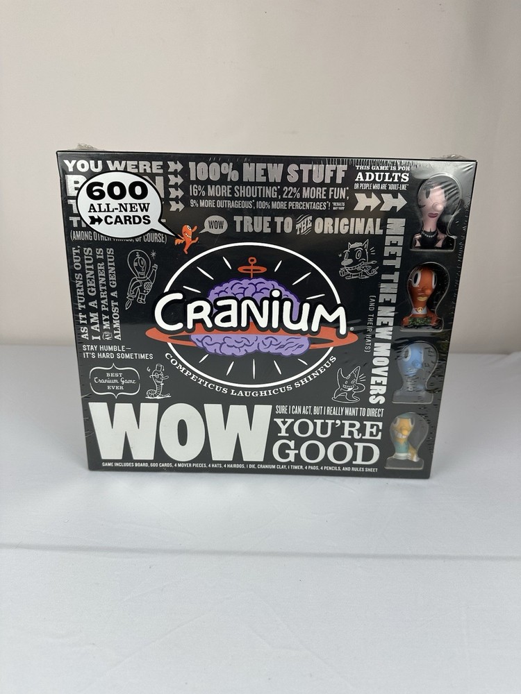 Cranium Board Game ~ Wow You’re Good Black Edition ~ Adult 2007 ~ NEW SEALED