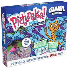 Pictureka Giant Edition Family Game with Oversized Mat Indoor Outdoor Fun