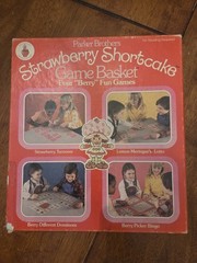 Vintage 1981 Stawberry Shortcake Game Basket Four “Berry” Fun Games Parker Bros