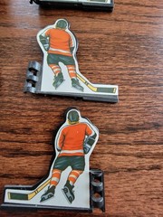 Coleco NHL Stanley Cup Hockey Table Top Replacement Players Flyers Set Of 6