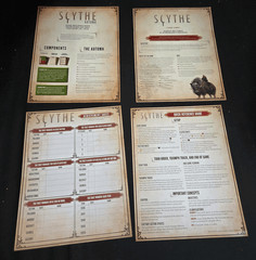 Stonemaier Games Sycthe Strategy Board Game 1-5 Players Complete