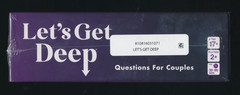 Lets Get Deep Questions for Couples Game Card Game New Sealed