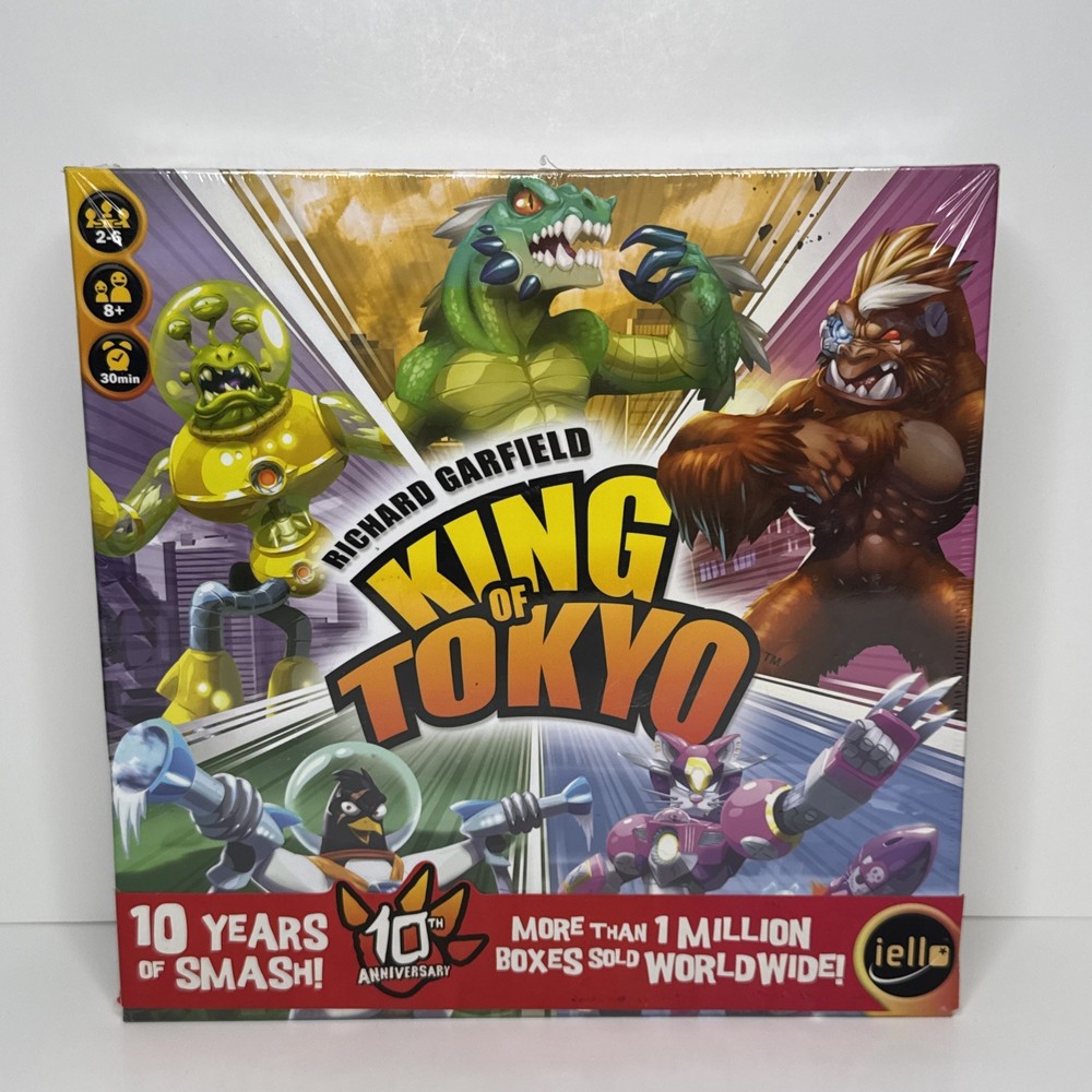 Iello Richard Garfield King of Tokyo Edition Board Game, Brand New SEALED