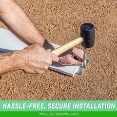 GoSports Baseball & Softball Pitching Mound Rubber – 24″ and 18″ Sizes 24″