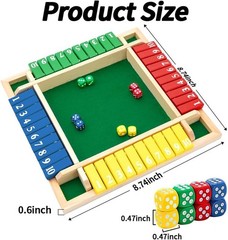 Portable Shut The Box Game – Engaging Math Fun for Home, Classroom & Parties