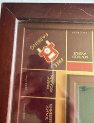Franklin Mint MONOPOLY Gold Collector’s Edition Wood Board Game 1991 With Table