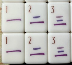 American Mahjong Set •160 Melamine Tiles •Racks •Storage Satchel
