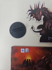King Of Tokyo 2014 Edition ‘Meka Dragon’ Cardboard Figure/Monster Board Pieces