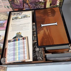 7 Wonders Board Game w/ Babel, Leaders & Cities Expansions Complete (1 Box)