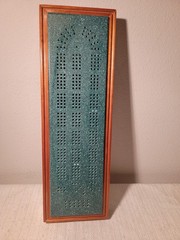 Handmade Cribbage Board Crafted By Bilodeau Designs Made In USA Wood W/pieces