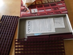 Option Vintage Double Sided Word Board Game Parker Brothers 1983 Complete In Box