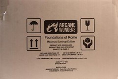 Foundations of Rome Kickstarter Maximus Sundrop Ed by Arcane Wonders + 2 Add-ons