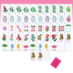 Arrowbash 160 Pcs Mini Mahjong Tiles Set 1.2 Inch Tiles American Mahjong Game…