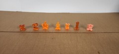 JBF Lot of 7 Orange Crazy Bones