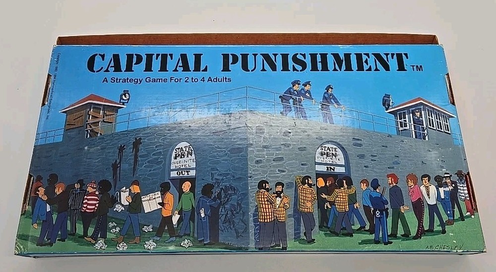 Public Assistance Capital Punishment Board Game 2 In 1 – 99.9% Complete 1994
