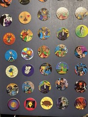 Collection Of Pogs And Slammers 335 Pogs And Slammers – 21 Plastic 9 Metal Slamm