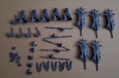 Kings of War Basilea – Basilean Men-At-Arms x5 Infantry / Command 28mm