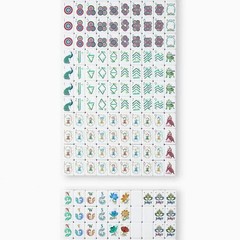NEW! Vibrant Layered Mahjong Tiles – Full American Set 160Tiles – Orange acrylic