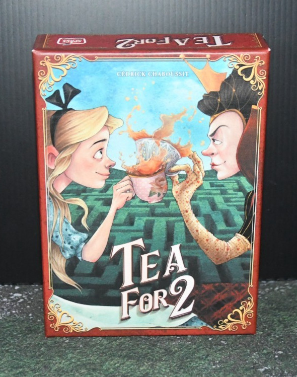Tea for 2 – Board Game 2 Player Only Alice Wonderland (Space Cowboys) VG+