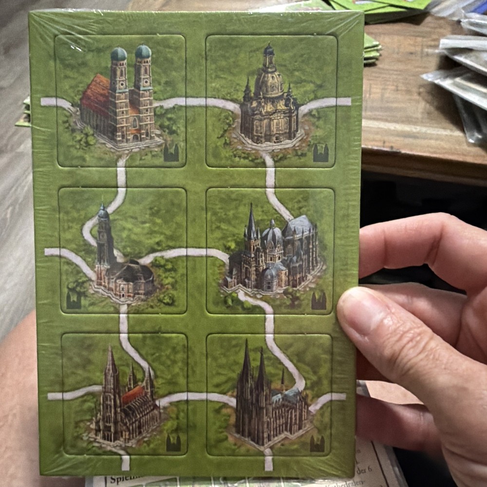 Carcassonne – German Cathedrals | Mini Expansion | New | English Rules