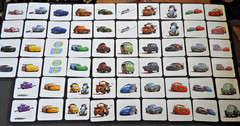Toy Story 3 & Cars 2 Disney Pixar Memory Games Hasbro Almost Complete Cards Only