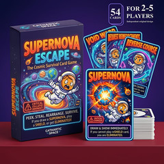 SuperNova Escape The Cosmic Survival Card Game * First Offering Only 8 Lots * +?