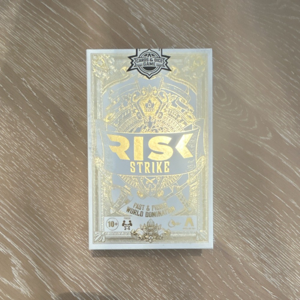 Hasbro Risk Strike Card & Dice Game, World Domination, 2+ Players, Ages 10+