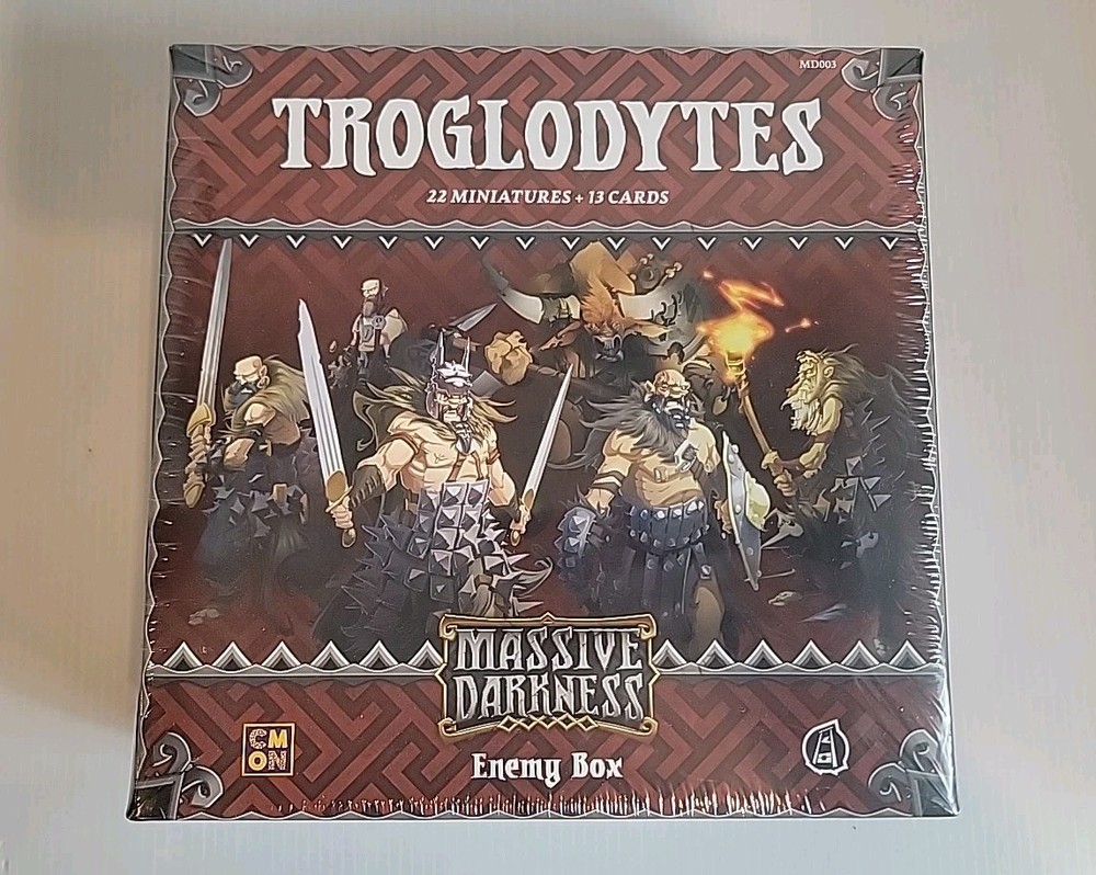 CMON Massive Darkness Expansion Troglodytes Enemy Box New In Shrink