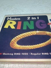 Vintage 1969 Hasbro 2 in 1 Rocking Ring-Toss Game Rare Still SEALED USA