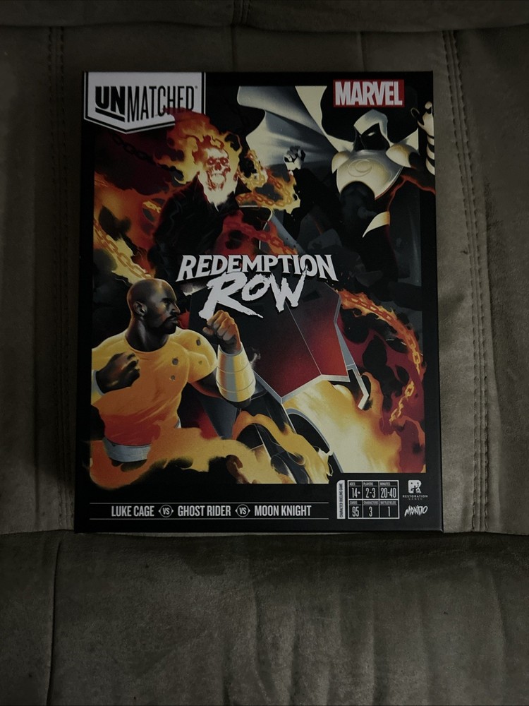 Marvel – Unmatched: Redemption Row Board Game – Restoration Games Box Only