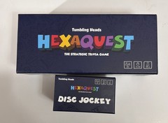 HEXAQUEST Tumbling Heads Strategic Trivia Game KICKSTARTER Second Edition Bundle
