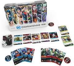 DC Deck-Building Game: Confrontations – Exciting 2V2 Format – Eight Iconic DC Ch