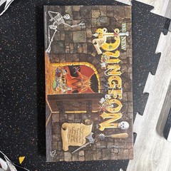 The New Dungeon Board Game 1989 TSR D&D Dungeons & Dragons Incomplete Vintage