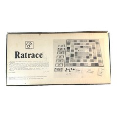 Vintage 1974 “Ratrace” Board Game Social Climbing Waddingtons 70s 100% COMPLETE!