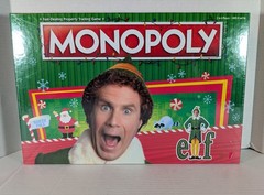 ELF MONOPOLY Game Age 8+ 2-6 Players 60+ Minutes (NEW SEALED)