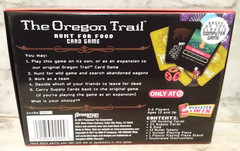 2 THE OREGON TRAIL Card Video Theme Games – Base Game & Hunt for Food – Complete