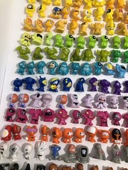 Gogo’s Crazy Bones Huge Mixed Lot of 275+ Figures, Tin, & Stickers