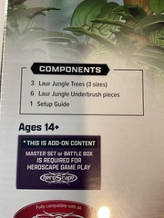Heroscape The Grove At Laur’s Edge Extension Pack Board Game 3 Trees Green