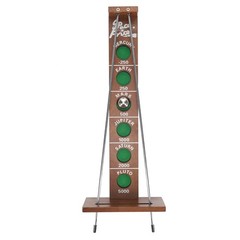 WE Games Shoot The Moon, 1940’s Nostalgia Game, Solid Wood, Walnut Stain, 17.5