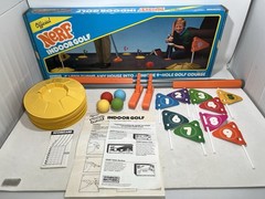 Vintage 1987 NERF Indoor Golf Complete Set with Box – 9-Hole Golf Kids Game