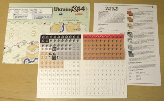 MMP 2012 – Ukraine ’44 – Wargame from Special Op Issue #2 (UNPUNCHED) RARE