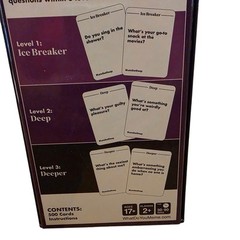 Lets Get Deep Questions For Couples Game Card Game For Date Night