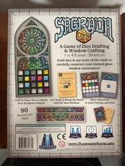Sagrada Dice Drafting Placement Strategy Game